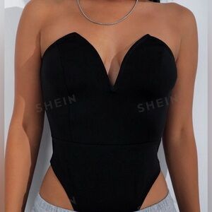 Black sexy body suit